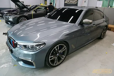 BMW M550d 프론트그릴 랩핑 - 플랩스(FL.WrapS)/ 하남랩핑, 미사랩핑, 구리왕숙랩핑, 자동차랩핑 / 하남 천현동