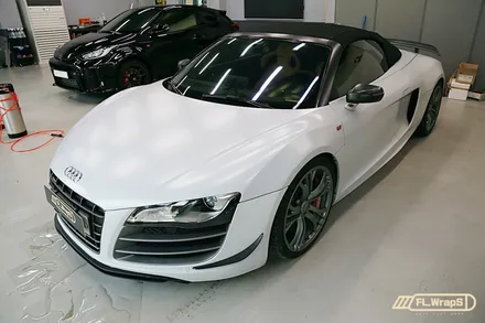 아우디 R8 GT 스파이더 열차단썬팅 재시공/ 블락포디 디토 - 플랩스(FL.WrapS)/ 하남썬팅, 미사썬팅, 구리왕숙, 남양주썬팅 / 하남 천현동
