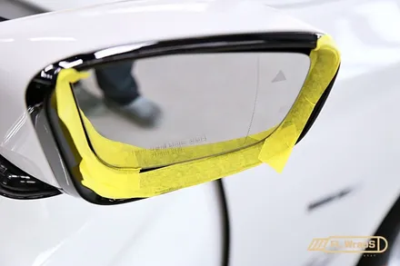 BMW 5시리즈(G30) 광각 사이드미러 교체 - 플랩스(FL.WrapS)/ 하남 미사 랩핑, 옵틱글래스 광각사이드미러 / 하남 천현동