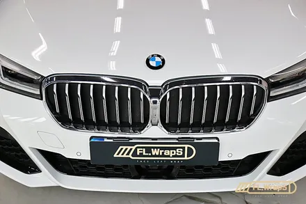 BMW 5시리즈 프론트그릴, 프론트 립 장착 - 플랩스(FL.WrapS)/ 하남 미사 랩핑, BMW 바디킷 튜닝 / 하남 천현동