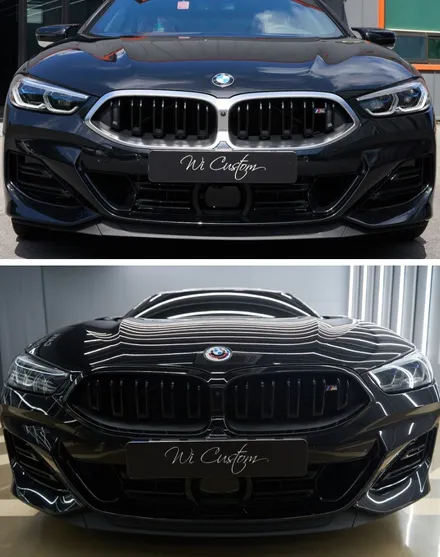 BMW 850i 크롬죽이기 시공으로 올블랙 완성! / 하남 천현동