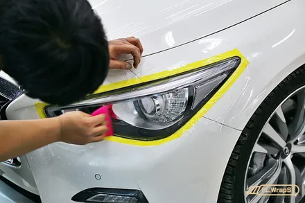 인피니티 Q50s 라이트 PPF 시공 - 플랩스(FL.WrapS) / 하남ppf, 미사ppf, 위례ppf, 남양주ppf 시공 전문 / 하남 천현동