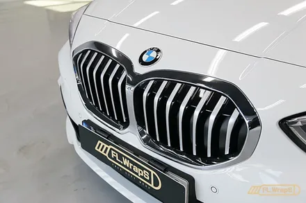 BMW 120i 프론트그릴 랩핑 - 플랩스(FL.WrapS) / 하남, 미사, 성남, 경기광주 랩핑, 부분랩핑, 포인트랩핑 / 하남 천현동