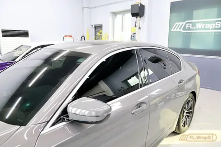 BMW 5시리즈(G30) 크롬죽이기 랩핑 - 플랩스(FL.WrapS)/ 하남랩핑, 미사랩핑, 성남, 강동구 자동차랩핑 / 하남 천현동