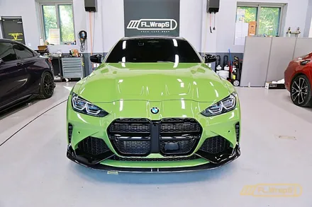 BMW M4 LB 올리브그린 전체랩핑 - 플랩스(FL.WrapS)/ 하남랩핑, 미사랩핑, 경기광주, 남양주 자동차 랩핑 전문 / 하남 천현동