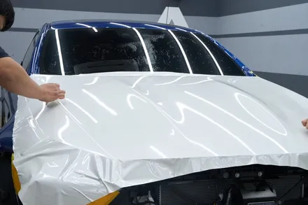 벤츠 gt43 amg 에이버리 화이트 펄 전체랩핑 + 크롬죽이기(랩핑) - 황실장 / 하남랩핑, 미사랩핑, 송파랩핑 / 하남 천현동