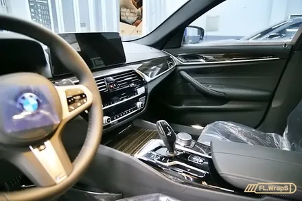 BMW 5시리즈(G30) 실내 매트릭스 블랙 랩핑 - 플랩스(FL.WrapS) / 하남랩핑, 미사랩핑, 위례, 남양주, 송파, 강동구랩핑 / 하남 천현동