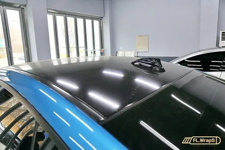BMW 420d 그란쿠페 블랙카본 루프스킨 - 플랩스(FL.WrapS) / 하남,미사랩핑, 강동, 송파 랩핑/루프스킨 추천 / 하남 천현동