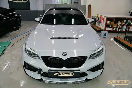 BMW M2 루프 블랙PPF / 포인트랩핑 - 플랩스(FL.WrapS)/ 하남랩핑, 미사랩핑, 서울강동구/송파 ppf 시공 / 하남 천현동