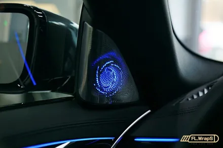 BMW 5시리즈(g30) 크롬죽이기 랩핑/ 생활보호 PPF, 스피커 엠비언트 작업 - 플랩스/하남랩핑, 미사랩핑PPF / 하남 천현동