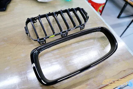 BMW 3시리즈(f30) 프론트 그릴 블랙 랩핑 - 플랩스(FL.WrapS)/ 하남랩핑, 미사랩핑, 남양주랩핑, BMW 랩핑전문 / 하남 천현동