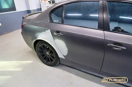 BMW 528i(e60) 사고수리 랩핑 재시공 - 플랩스(FL.WrapS)/ 하남미사 사고수리, 미사랩핑, 하남자동차랩핑 전문 / 하남 천현동