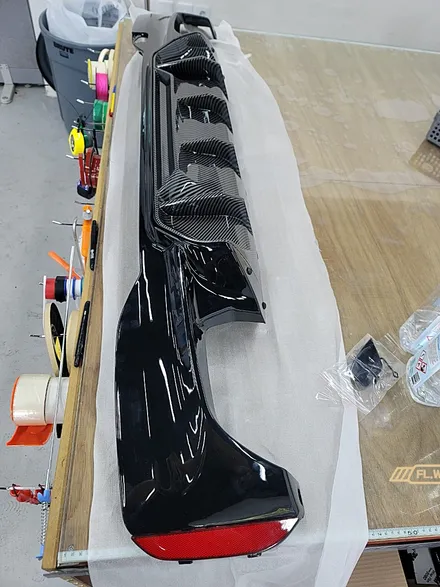 BMW M5(f90)카본 디퓨저 교체 - 플랩스(FL.WrapS) / 하남랩핑/미사랩핑, bmw바디킷 튜닝 / 하남 천현동