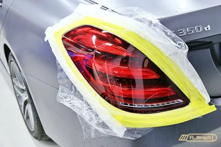 벤츠 S350d 사틴그레이 전체랩핑/ 블락포디 비바 바이올렛 열차단썬팅 - 플랩스(FL.WrapS) / 하남,미사 전체랩핑/열차단썬팅, 강동/송파 랩핑 / 하남 천현동