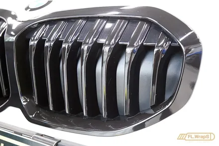 BMW 120i 프론트그릴 랩핑 - 플랩스(FL.WrapS) / 하남, 미사, 성남, 경기광주 랩핑, 부분랩핑, 포인트랩핑 / 하남 천현동