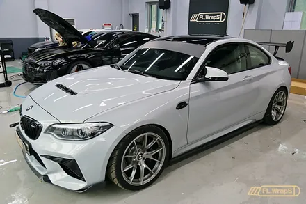 BMW M2 루프 블랙PPF / 포인트랩핑 - 플랩스(FL.WrapS)/ 하남랩핑, 미사랩핑, 서울강동구/송파 ppf 시공 / 하남 천현동