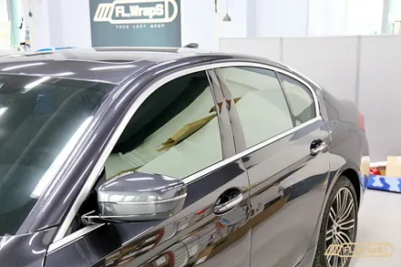 BMW 5시리즈(g30) 크롬죽이기 랩핑/ 생활보호 PPF, 스피커 엠비언트 작업 - 플랩스/하남랩핑, 미사랩핑PPF / 하남 천현동