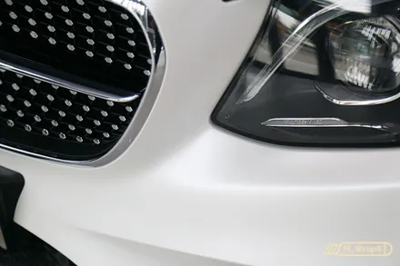 벤츠 E220d 쿠페 사틴 화이트펄 전체랩핑 - 플랩스(FL.WrapS)/ 하남랩핑, 미사랩핑, 성남 자동차랩핑 / 하남 천현동