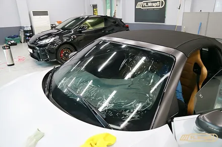 아우디 R8 GT 스파이더 열차단썬팅 재시공/ 블락포디 디토 - 플랩스(FL.WrapS)/ 하남썬팅, 미사썬팅, 구리왕숙, 남양주썬팅 / 하남 천현동
