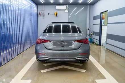 벤츠 C300 열차단썬팅(엑스펠 XR 플러스) 재시공 / 기존썬팅제거 - 하남썬팅, 미사썬팅, 경기광주, 송파 수입차 열차단썬팅시공전문 / 하남 천현동
