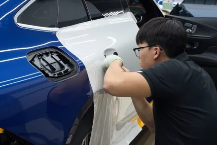 벤츠 gt43 amg 에이버리 화이트 펄 전체랩핑 + 크롬죽이기(랩핑) - 황실장 / 하남랩핑, 미사랩핑, 송파랩핑 / 하남 천현동
