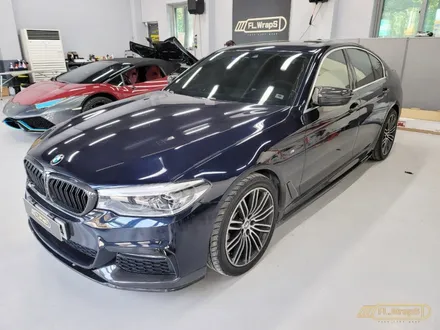 BMW G30 5시리즈 윈도우 라인 크롬죽이기 랩핑 - 하남 랩핑 / 미사 자동차랩핑 / 서울 송파구, 강동구 랩핑, PPF, 열차단 썬팅 시공점 추천 / 하남 플랩스 / 하남 천현동
