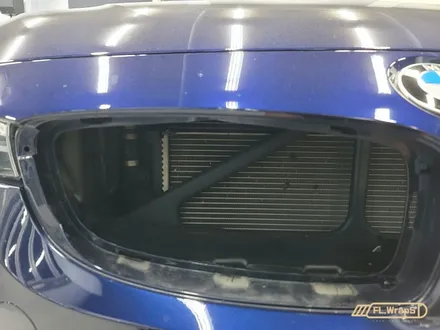 BMW M4 라디에이터 바 포인트 랩핑 - 부분랩핑/미사랩핑/하남랩핑/플랩스(FL.WrapS) / 하남 천현동