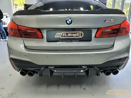 BMW M5(f90)카본 디퓨저 교체 - 플랩스(FL.WrapS) / 하남랩핑/미사랩핑, bmw바디킷 튜닝 / 하남 천현동