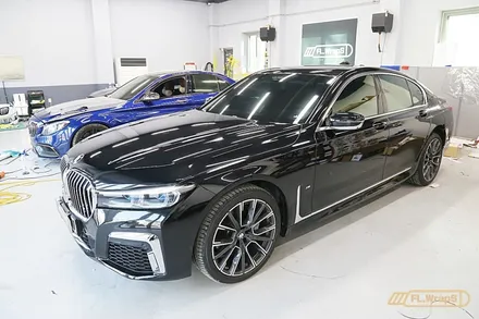 BMW 740d 블락포디 블랙크롬 열차단썬팅 시공 - 플랩스(FL.WrapS) / 하남,미사,위례,송파,강동구 열차단썬팅 / 하남 천현동