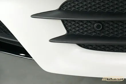 벤츠 E220d 쿠페 사틴 화이트펄 전체랩핑 - 플랩스(FL.WrapS)/ 하남랩핑, 미사랩핑, 성남 자동차랩핑 / 하남 천현동
