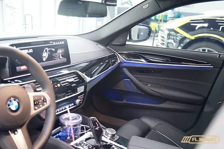 BMW 5시리즈(g30) 그릴교체, 크롬죽이기, 실내랩핑 - 플랩스(FL.WrapS)/ 하남랩핑, 미사랩핑, 남양주, 구리왕숙랩핑 / 하남 천현동