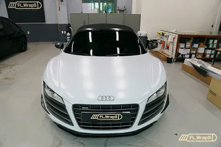 아우디 R8 GT 스파이더 열차단썬팅 재시공/ 블락포디 디토 - 플랩스(FL.WrapS)/ 하남썬팅, 미사썬팅, 구리왕숙, 남양주썬팅 / 하남 천현동