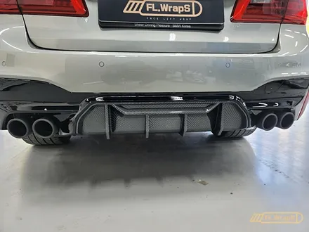 BMW M5(f90)카본 디퓨저 교체 - 플랩스(FL.WrapS) / 하남랩핑/미사랩핑, bmw바디킷 튜닝 / 하남 천현동