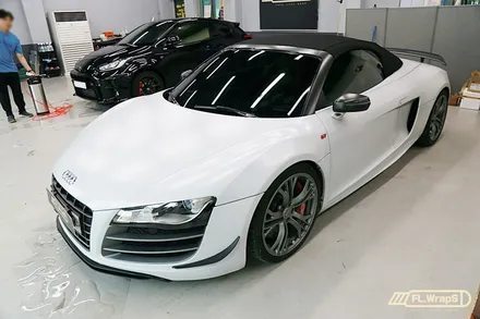 아우디 R8 GT 스파이더 열차단썬팅 재시공/ 블락포디 디토 - 플랩스(FL.WrapS)/ 하남썬팅, 미사썬팅, 구리왕숙, 남양주썬팅 / 하남 천현동