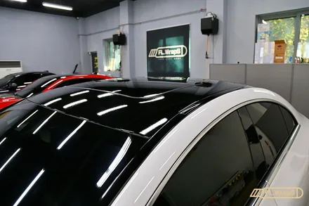 벤츠 CLS 루프스킨 시공/ 그릴교체 - 플랩스(FL.WrapS), 하남랩핑, 미사랩핑, 경기광주, 남양주 자동차랩핑 전문 / 하남 천현동