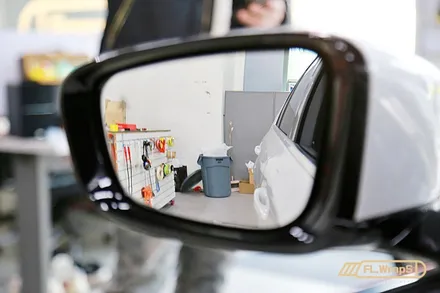 BMW 5시리즈(G30) 광각 사이드미러 교체 - 플랩스(FL.WrapS)/ 하남 미사 랩핑, 옵틱글래스 광각사이드미러 / 하남 천현동