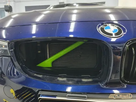 BMW M4 라디에이터 바 포인트 랩핑 - 부분랩핑/미사랩핑/하남랩핑/플랩스(FL.WrapS) / 하남 천현동