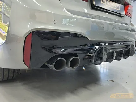BMW M5(f90)카본 디퓨저 교체 - 플랩스(FL.WrapS) / 하남랩핑/미사랩핑, bmw바디킷 튜닝 / 하남 천현동