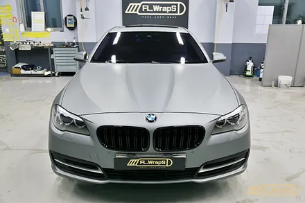 BMW 520d(f10) 매트 메탈릭 전체랩핑 / 블락포디 비바 바이올렛 열차단썬팅 - 플랩스(FL.WrapS) / 하남, 미사 전체랩핑/ 열차단썬팅 / 하남 천현동