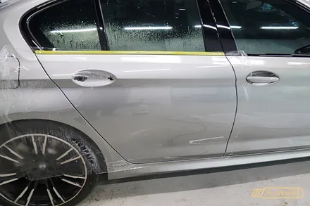 BMW M5(f90) 블락포디 블랙크롬 썬팅 / 부분 PPF 재시공 - 플랩스(FL.WrapS)/ 하남썬팅, 미사썬팅, 강동구PPF / 하남 천현동