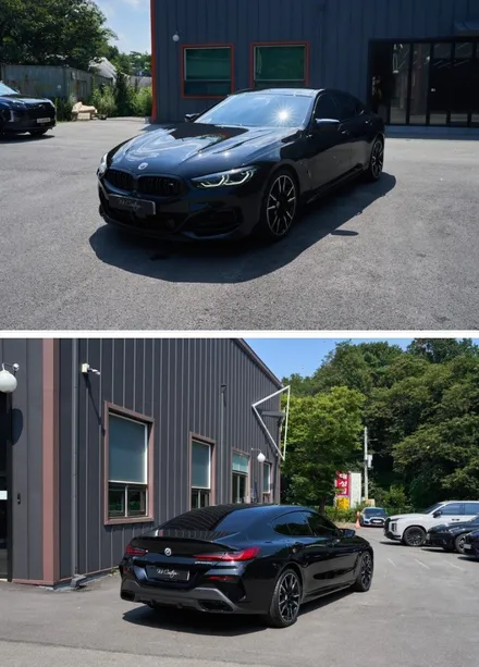 BMW 850i 크롬죽이기 시공으로 올블랙 완성! / 하남 천현동