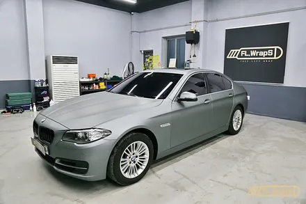BMW 520d(f10) 매트 메탈릭 전체랩핑 / 블락포디 비바 바이올렛 열차단썬팅 - 플랩스(FL.WrapS) / 하남, 미사 전체랩핑/ 열차단썬팅 / 하남 천현동