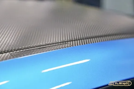 BMW 420d 그란쿠페 블랙카본 루프스킨 - 플랩스(FL.WrapS) / 하남,미사랩핑, 강동, 송파 랩핑/루프스킨 추천 / 하남 천현동
