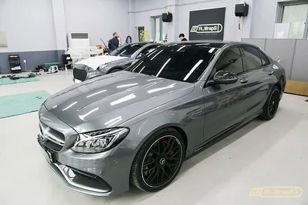 벤츠 C63s AMG 크롬죽이기 랩핑 - 플랩스(FL.WrapS) / 하남,미사랩핑, 크롬지우기랩핑 / 하남 천현동