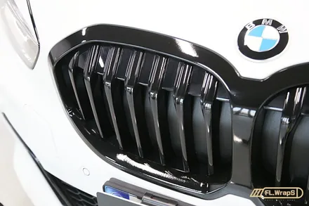 BMW 120i 프론트그릴 랩핑 - 플랩스(FL.WrapS) / 하남, 미사, 성남, 경기광주 랩핑, 부분랩핑, 포인트랩핑 / 하남 천현동