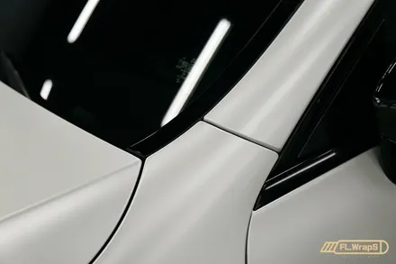 벤츠 E220d 쿠페 사틴 화이트펄 전체랩핑 - 플랩스(FL.WrapS)/ 하남랩핑, 미사랩핑, 성남 자동차랩핑 / 하남 천현동