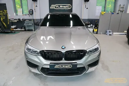 BMW M5(f90) 블락포디 블랙크롬 썬팅 / 부분 PPF 재시공 - 플랩스(FL.WrapS)/ 하남썬팅, 미사썬팅, 강동구PPF / 하남 천현동
