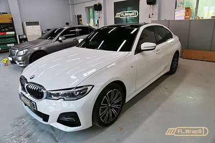 BMW 3시리즈(g20) 루프스킨 시공 - 플랩스(FL.WrapS)/ 하남랩핑, 미사랩핑, 경기광주, 남양주, 강동구 자동차 랩핑 전문 / 하남 천현동