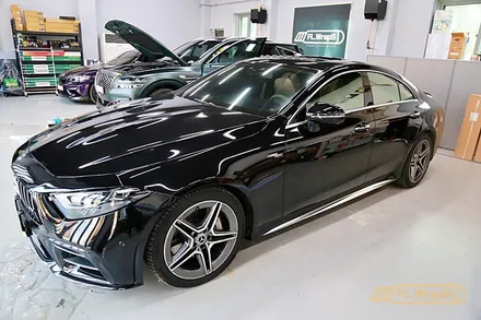 벤츠 CLS 사이드스텝 크롬 포인트랩핑 - 플랩스(FL.WrapS)/ 하남랩핑, 미사랩핑, 경기광주, 남양주 자동차 랩핑 / 하남 천현동
