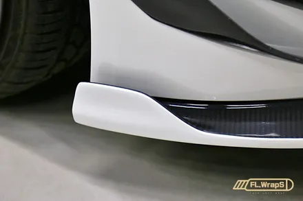 BMW i8 앞범퍼 부분랩핑 재시공 - 플랩스(FL.WrapS) / 하남랩핑, 미사랩핑, 사고수리랩핑재시공, 남양주랩핑 / 하남 천현동